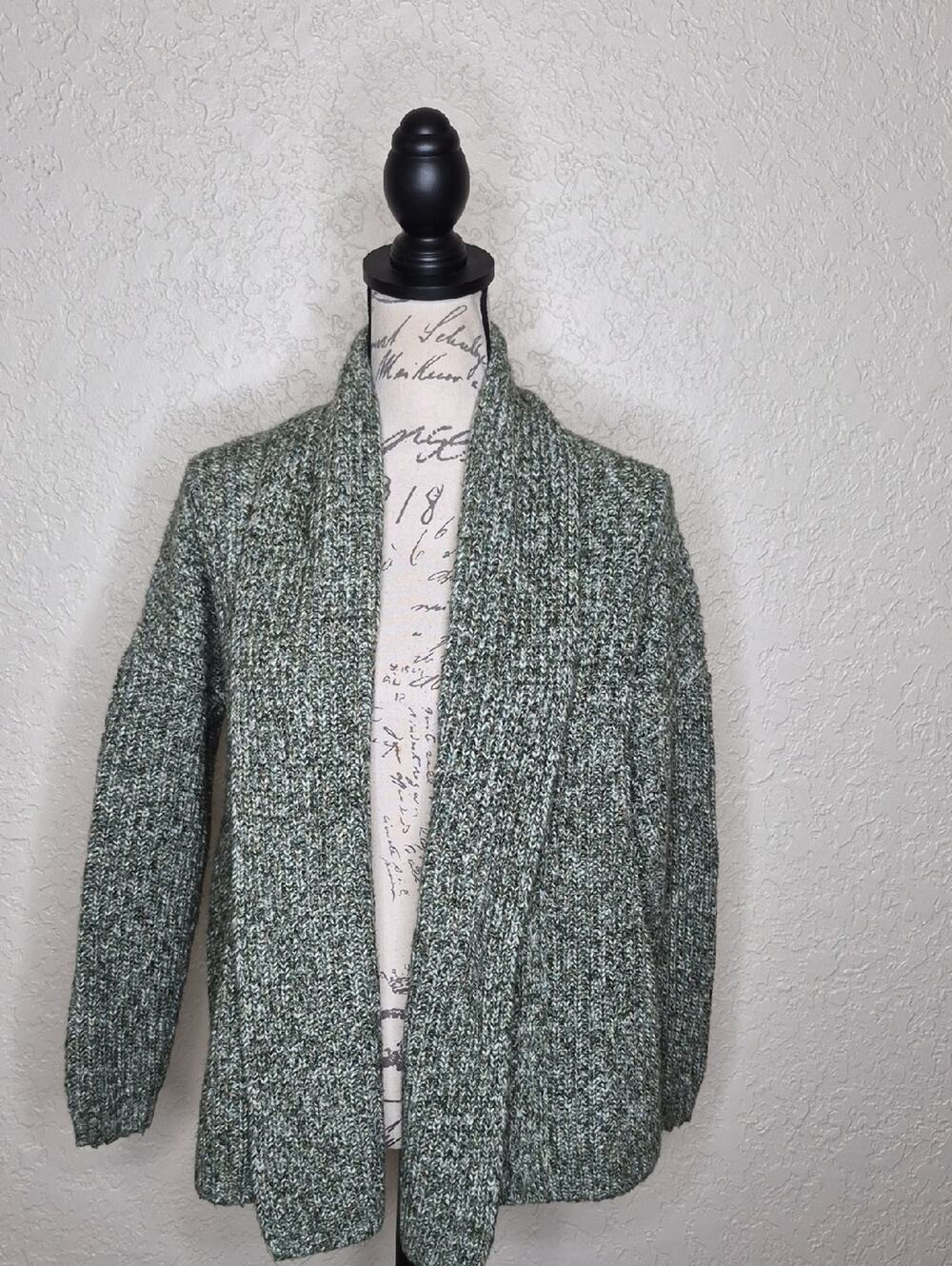 Cabi Open Front Cardigan Green Size XS